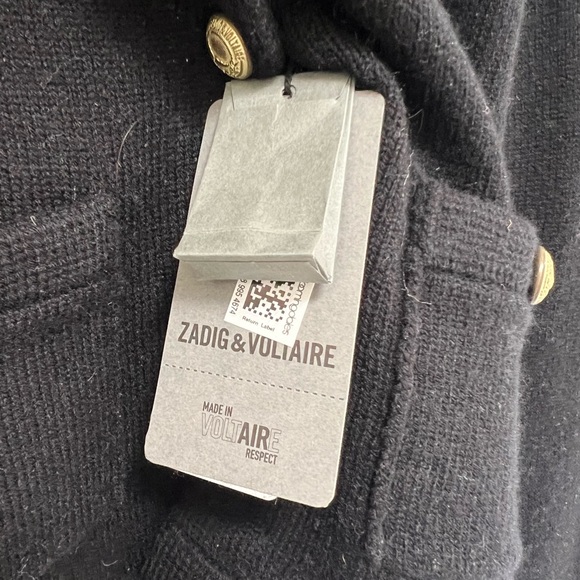 Zadig & Voltaire Black Button-Up Jacket - Picture 7 of 11